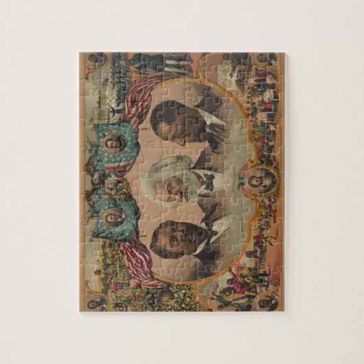 helden van de gekleurde ras 1881 Frederick Douglas Legpuzzel (Verticaal)