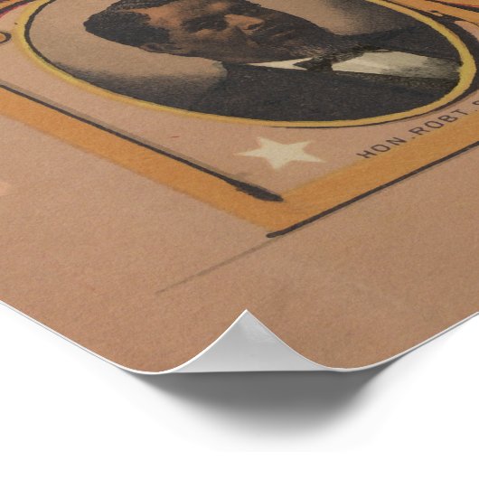 helden van de gekleurde ras 1881 Frederick Douglas Poster (Hoek)