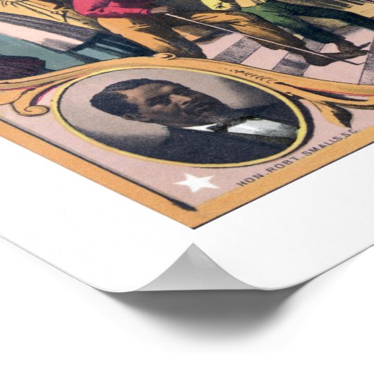 helden van de gekleurde ras poster (Hoek)