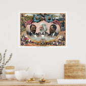 helden van de gekleurde ras poster (Keuken)