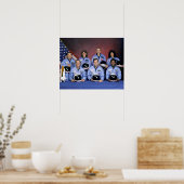 helden van de "Space Shuttle"-catastrofe voor pass Poster (Keuken)