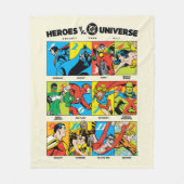 Helden van het DC™ Universum Fleece Deken (Voorkant)