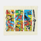 Helden van het DC™ Universum Fleece Deken (Voorkant (Horizontaal))