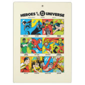 Helden van het DC™ Universum Klembord (Achterkant)