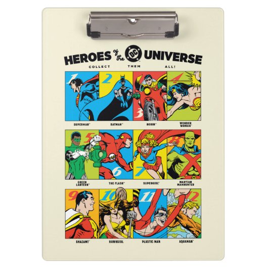 Helden van het DC™ Universum Klembord (Voorkant)