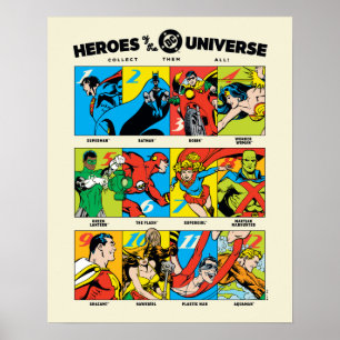 Helden van het DC™ Universum Poster