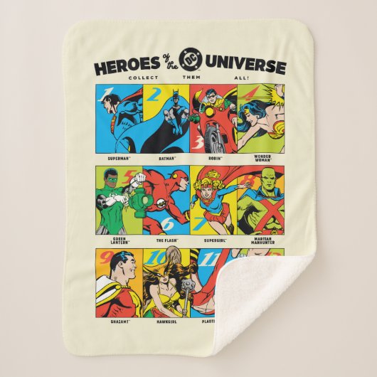 Helden van het DC™ Universum Sherpa Deken (Voorkant)