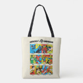Helden van het DC™ Universum Tote Bag (Achterkant)