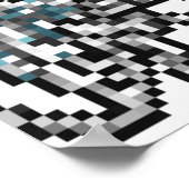 Helden van Might en Magic Dragon Retro Pixel DOS Poster (Hoek)