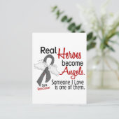 Helden worden engelen Hersenkanker Briefkaart (Staand voorkant)