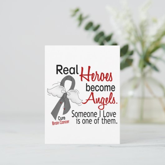 Helden worden engelen Hersenkanker Briefkaart (Staand voorkant)