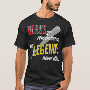 Helden worden herinnerd t-shirt