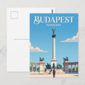 Heldenplein Hongarije Briefkaart (Voorkant / Achterkant)