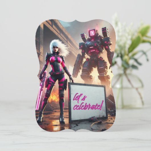 Heldenrobot Kaart (Staand voorkant)