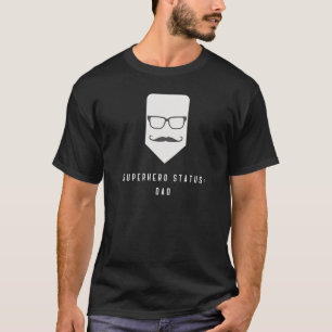 Heldenstatus: Papa Papa Leven Superheld T-shirt