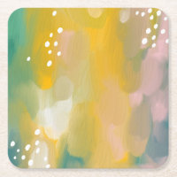 Helder abstract beschilderd. Penseelstreek modern