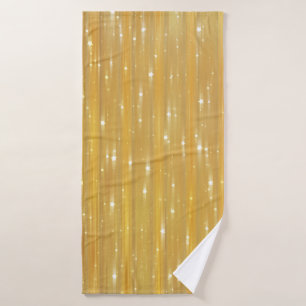 Helder abstract goud met glitter badhanddoek