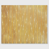 Helder abstract goud met glitter cadeaupapier (Vlak)