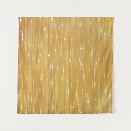 Helder abstract goud met glitter wandkleed (Voorkant)