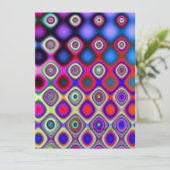 Helder Abstract Kaart (Staand voorkant)