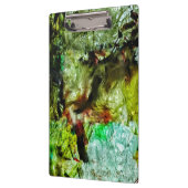 Helder abstract klembord, Gele abstracte kleur Klembord (Links)