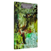 Helder abstract klembord, Gele abstracte kleur Klembord (Rechts)