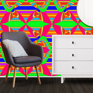 Helder Abstract Kleurrijk Werveling  Behang
