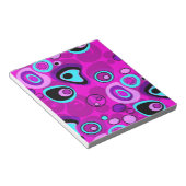 Helder, abstract, magenta notitieblok (Schuin)