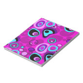 Helder, abstract, magenta notitieblok (Linkerzijde)