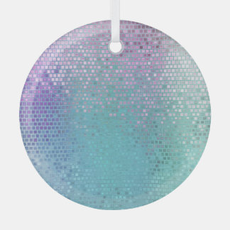 Helder Abstract Mozaïek Veelkleurige Glans Glas Ornament