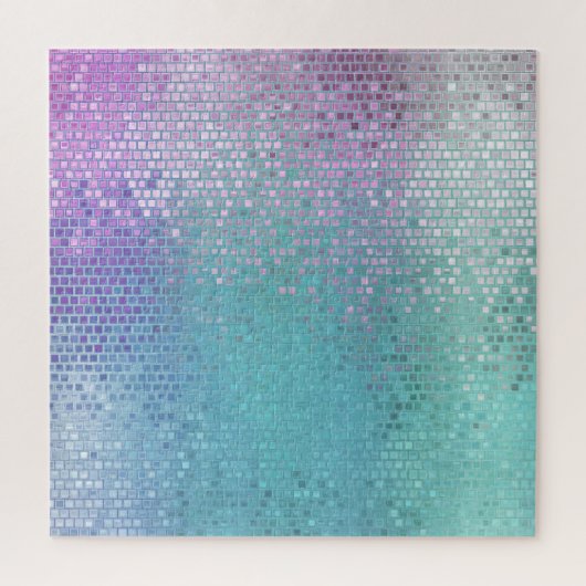 Helder Abstract Mozaïek Veelkleurige Glans Legpuzzel (Verticaal)