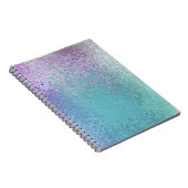 Helder Abstract Mozaïek Veelkleurige Glans Notitieboek (Rechterzijde)