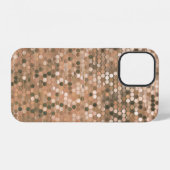 Helder abstract mozaïek vintage achtergrond met gl iPhone hoesje (Achterkant horizontaal)