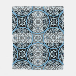 Helder abstract naadloos patroon romantische pri fleece deken