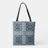 Helder abstract naadloos patroon romantische pri tote bag (Achterkant)