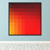 Helder abstract ontwerp canvas afdruk (Insitu (Houten vloer))