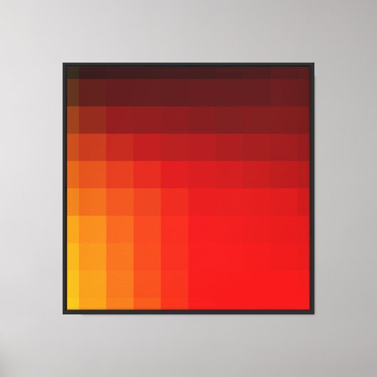 Helder abstract ontwerp canvas afdruk (Voorkant)
