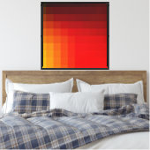 Helder abstract ontwerp canvas afdruk (Insitu (Slaapkamer))