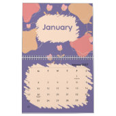 Helder Abstract Pastel Bloemen Kalender (Jan 2027)