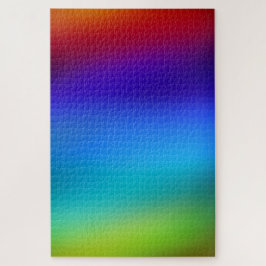 Helder abstract regenboog koel minimalistisch verl legpuzzel