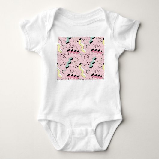 Helder abstract retro, naadloos patroon. romper (Voorkant)