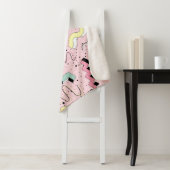 Helder abstract retro, naadloos patroon. sherpa deken (In situ)