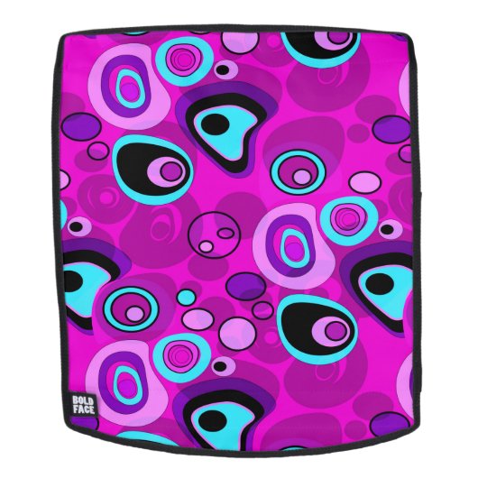 Helder, abstract rugtassen (Verwijderbaar gezicht)