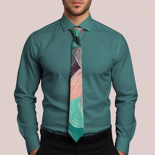 Helder Abstract Stropdas