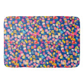 Helder Abstract vierkant vierkant patroon Badmat (Voorkant)