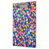 Helder Abstract vierkant vierkant patroon Klembord (Links)