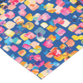 Helder Abstract vierkant vierkant patroon Korte Tafelloper (Hoek)