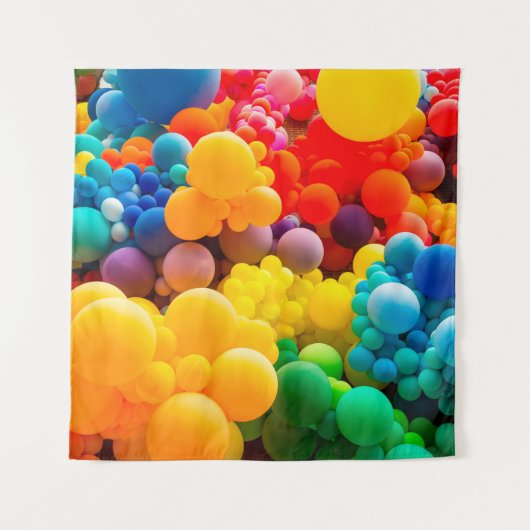 Helder abstracte achtergrond van warboel van regen wandkleed (Voorkant)