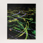 Helder Abstracte Golven Legpuzzel (Verticaal)