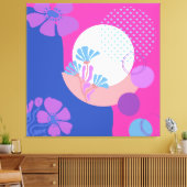 Helder Abstracte kunst Canvas Afdruk (Insitu (Woonkamer))